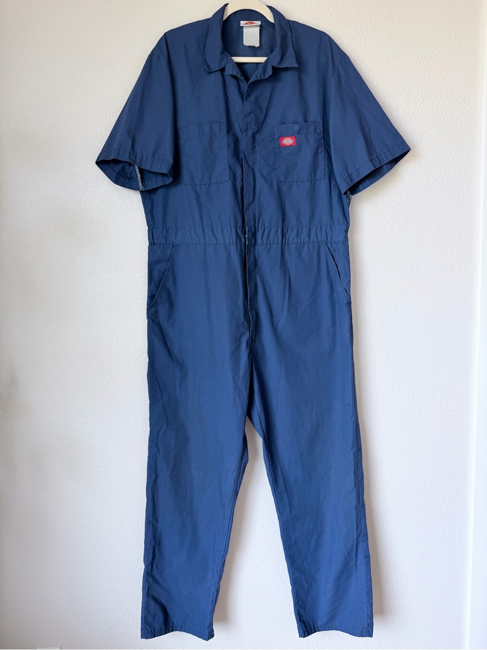 Vintage Dickies Navy Blue Short Sleeve Work Coveralls Jumpsuit Men No Size